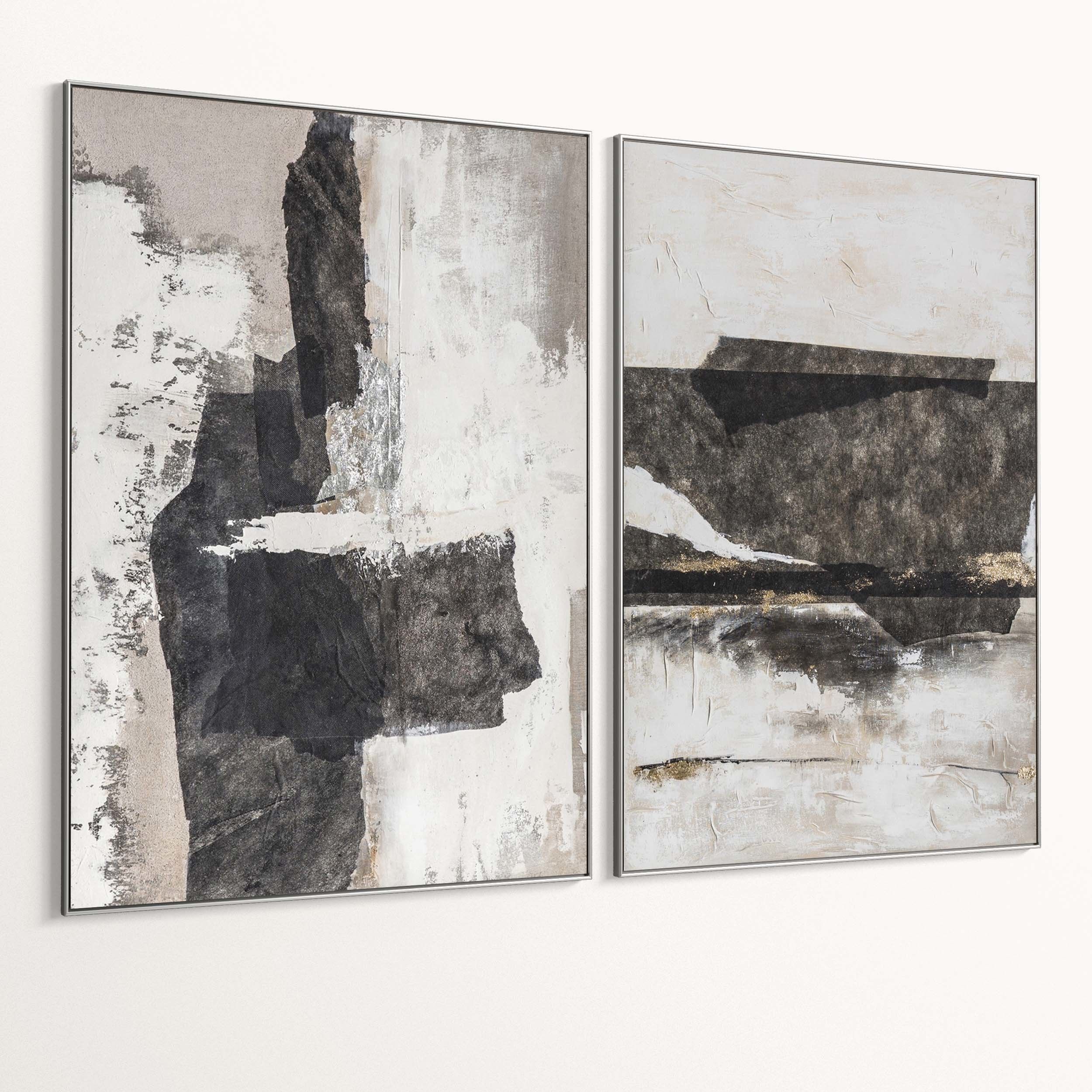 Plaster Two Photo Frame 415 Low-poly 3D model_5