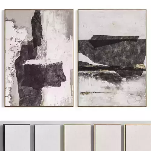 Plaster Two Photo Frame 415