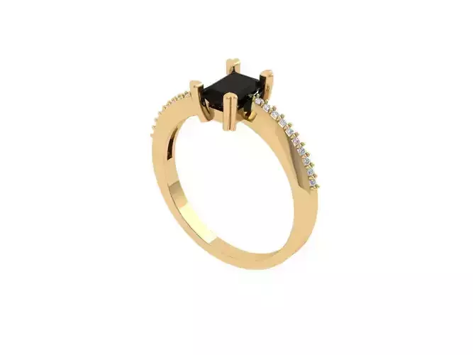 Emerald Radiant Ring