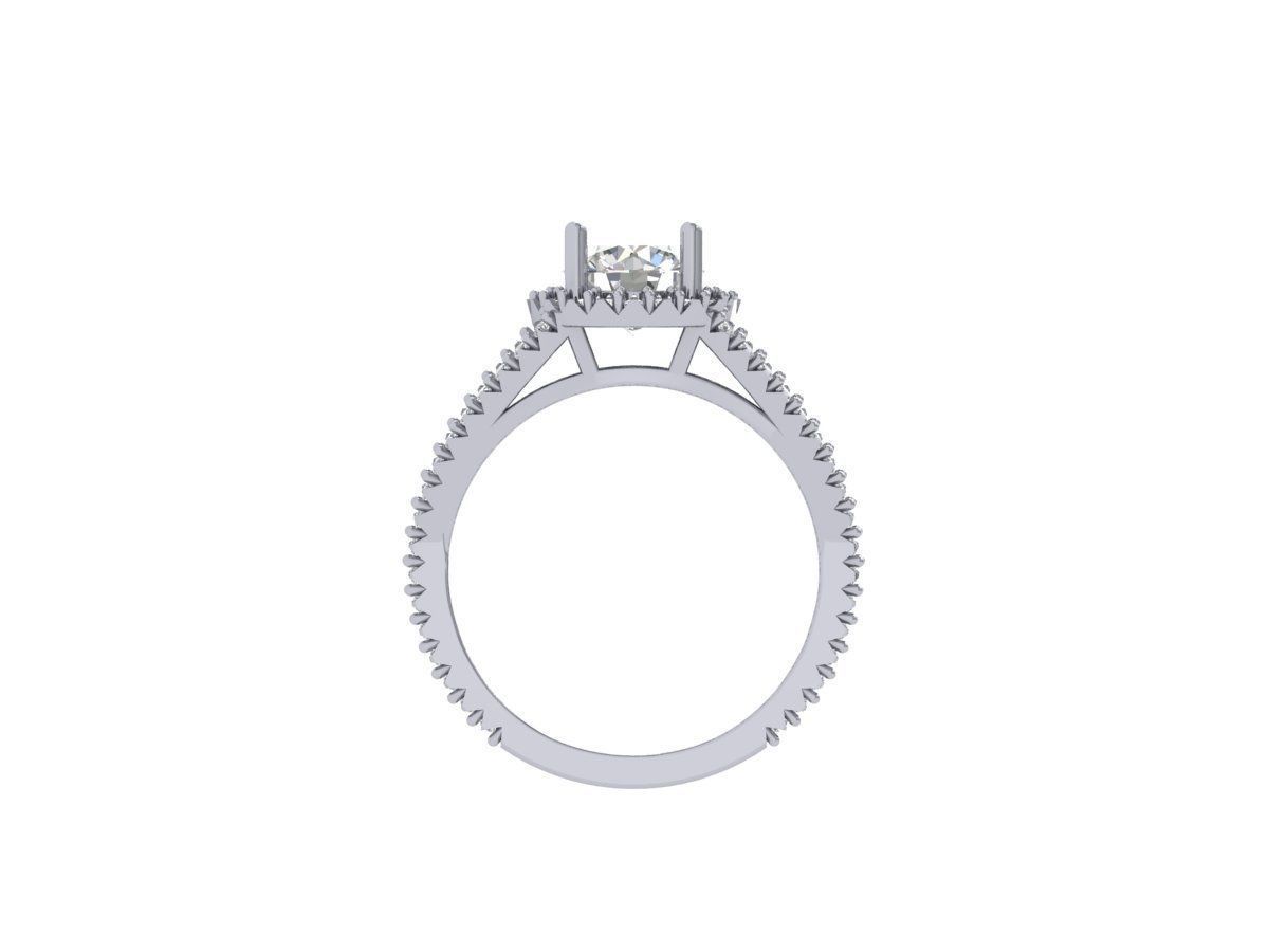 Wedding Ring 3D print model_7