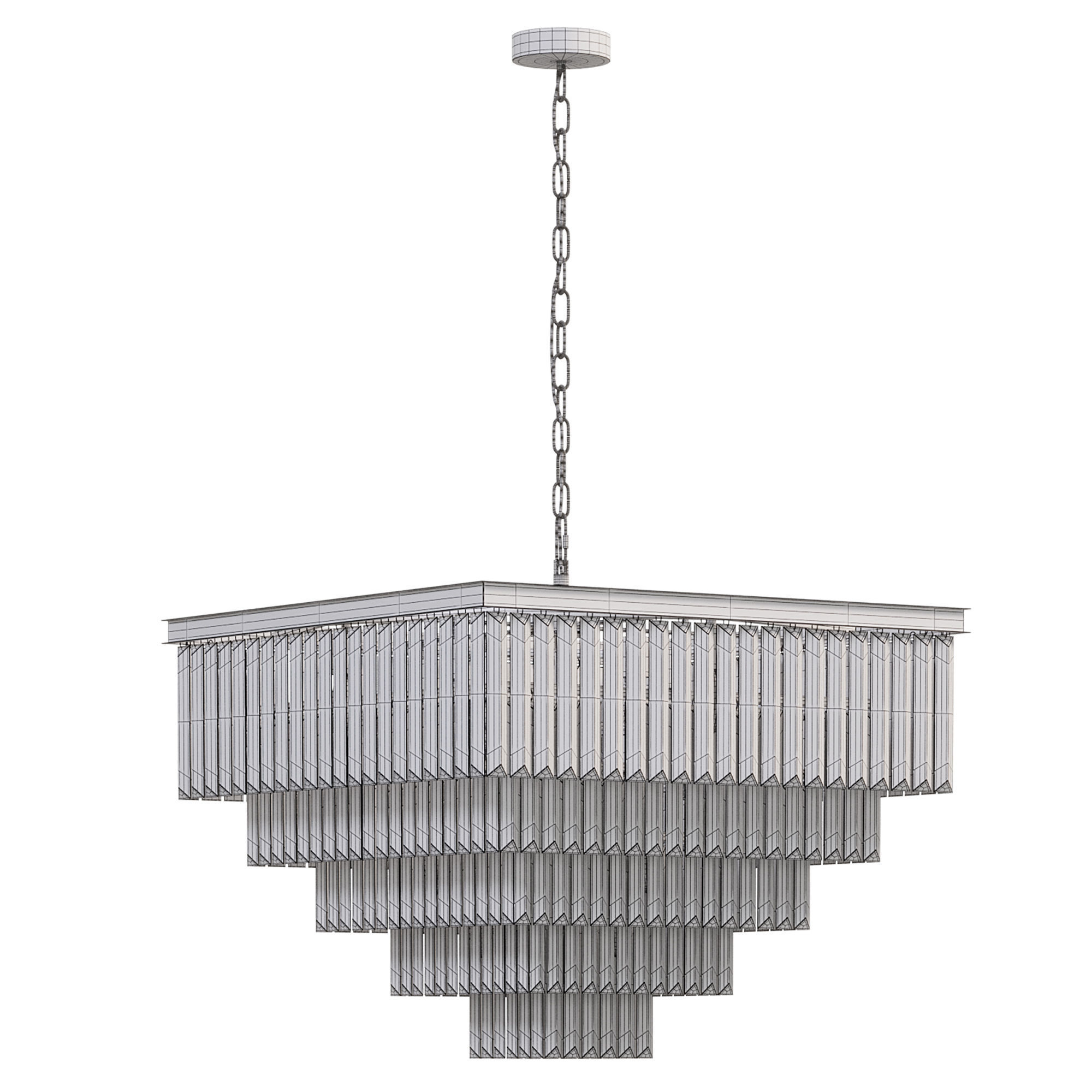  leyland 5 tier chandelier by arhaus 3D model_2