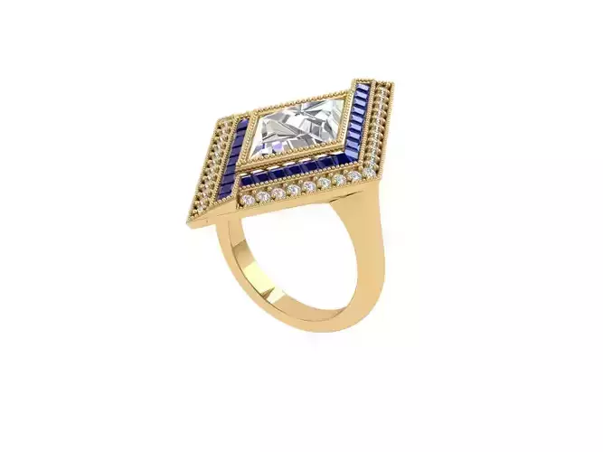 Fency Ring 3D print model