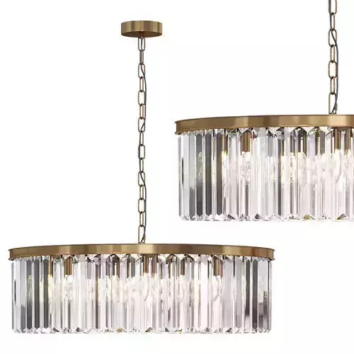 leyland 1 tiered round chandelier by arhaus