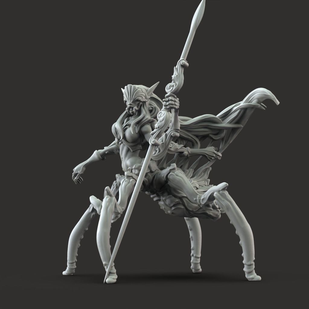 Gilded Singer - 3D Printable TTRPG - PRESUPPORTED - 32mm Scale 3D print model_4
