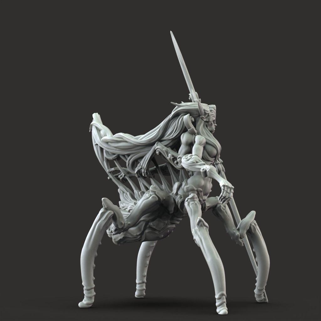 Gilded Singer - 3D Printable TTRPG - PRESUPPORTED - 32mm Scale 3D print model_7