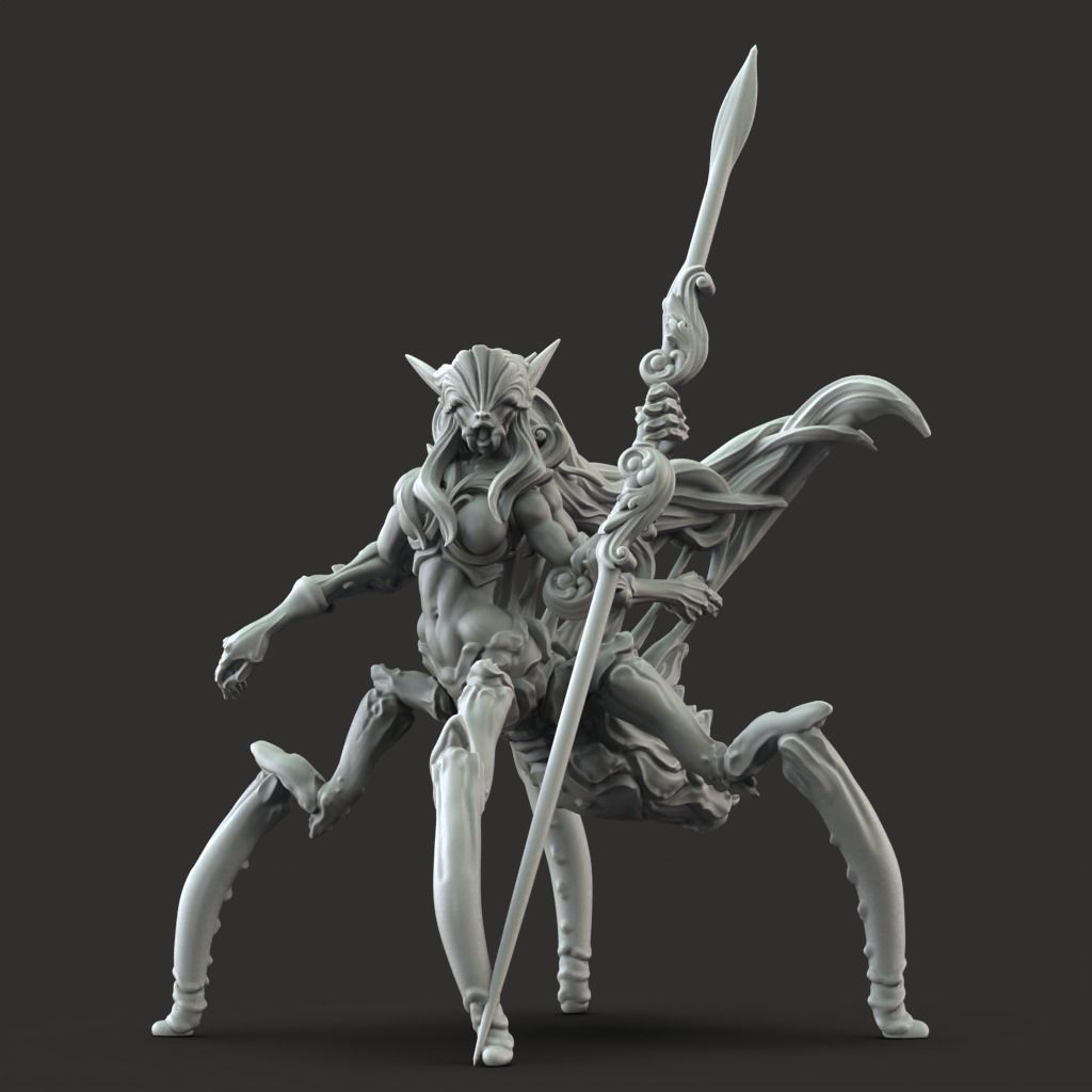 Gilded Singer - 3D Printable TTRPG - PRESUPPORTED - 32mm Scale 3D print model_5