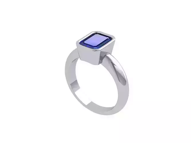 Emerald Radiant Ring