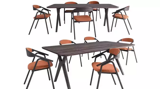 Amelia dining table and Veifa dining chair