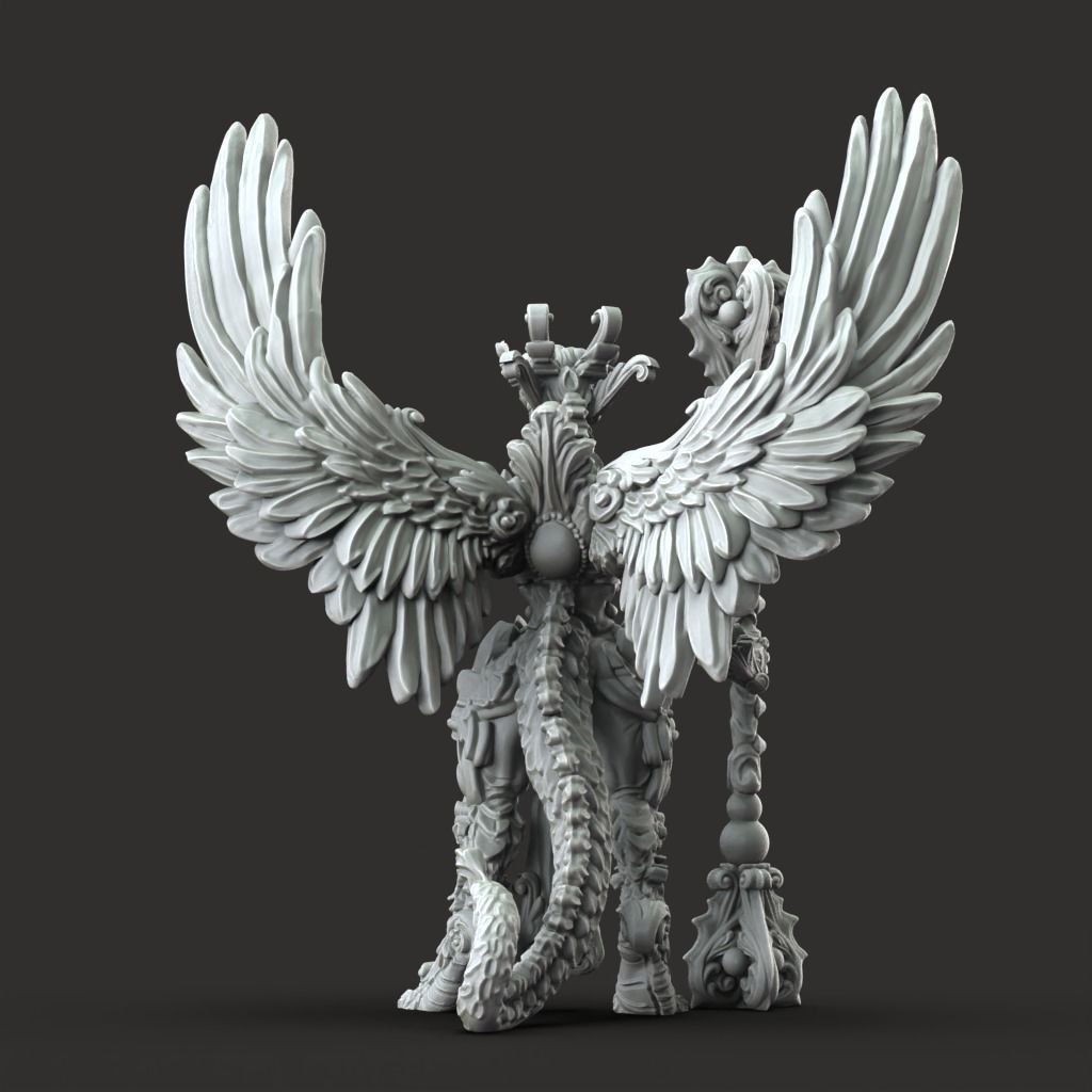 Midas Dragon - 3D Printable TTRPG - PRESUPPORTED - 32mm Scale 3D print model_6