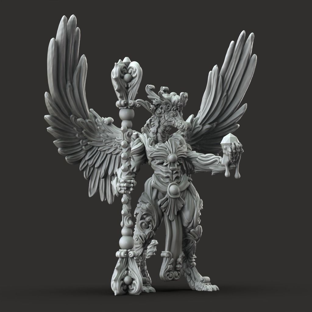 Midas Dragon - 3D Printable TTRPG - PRESUPPORTED - 32mm Scale 3D print model_4