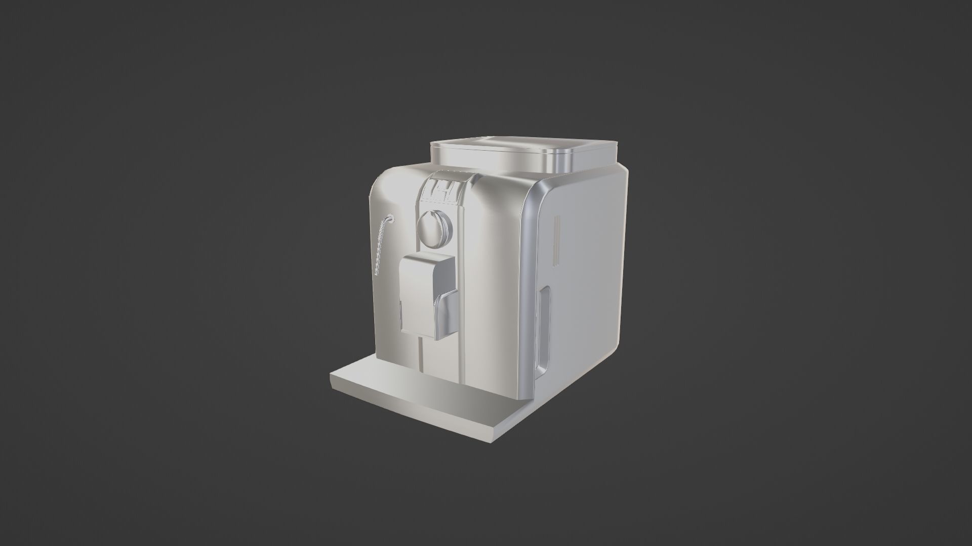 Coffee machine - clean and dirty model Free low-poly 3D model_9