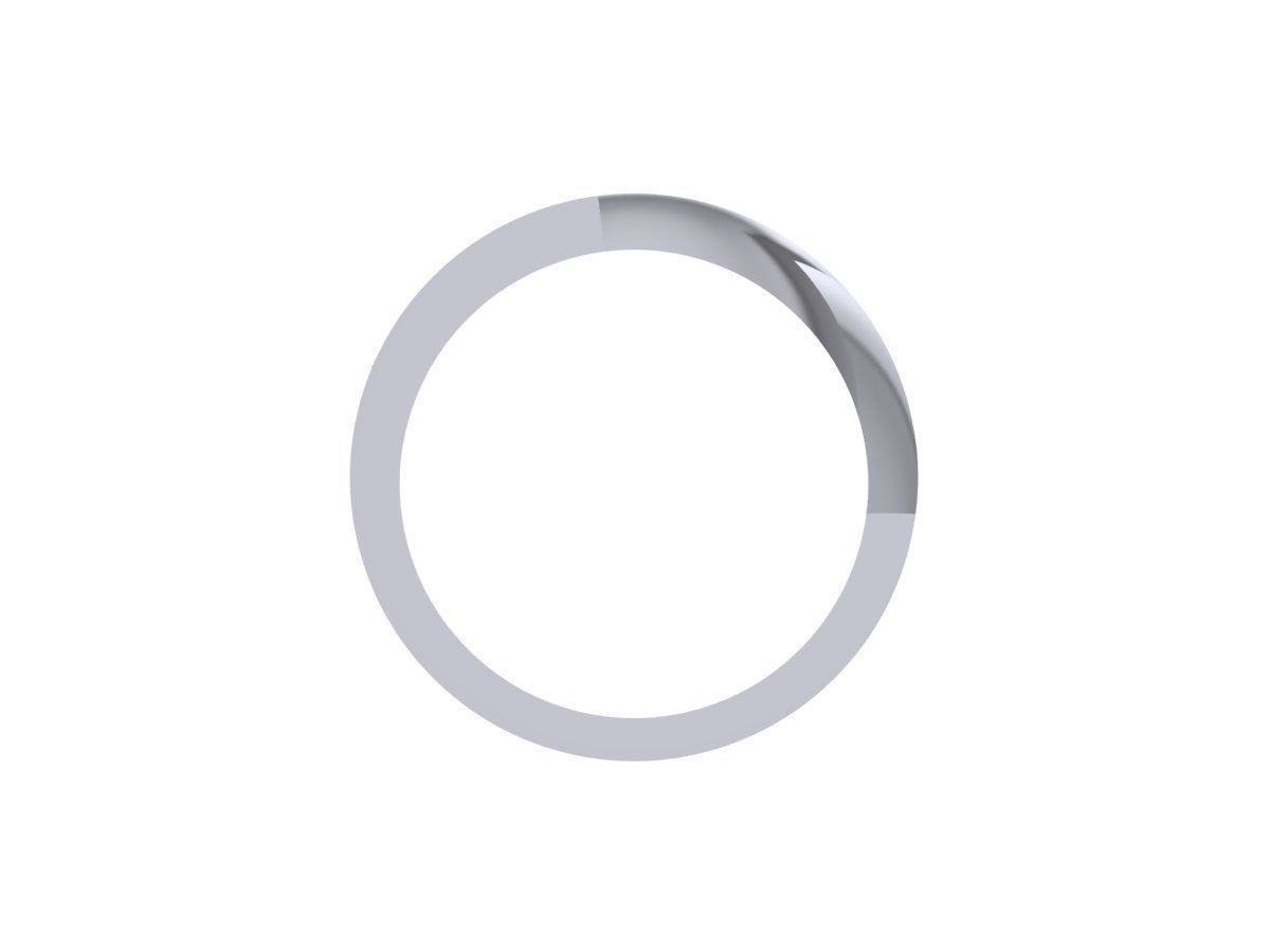 Wedding Ring 3D print model_7