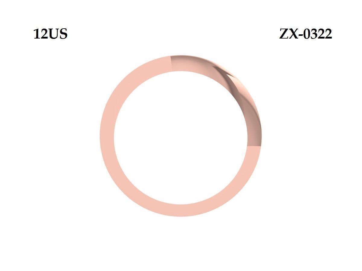 Wedding Ring 3D print model_6