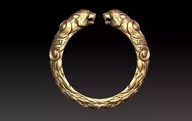 Tiger animal ring 