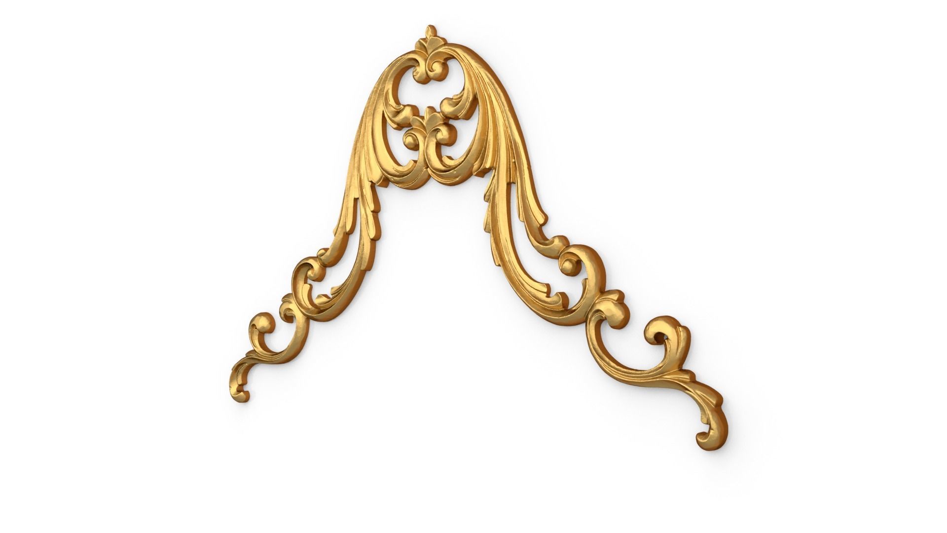 Classic decor ornament 326 3D model_2
