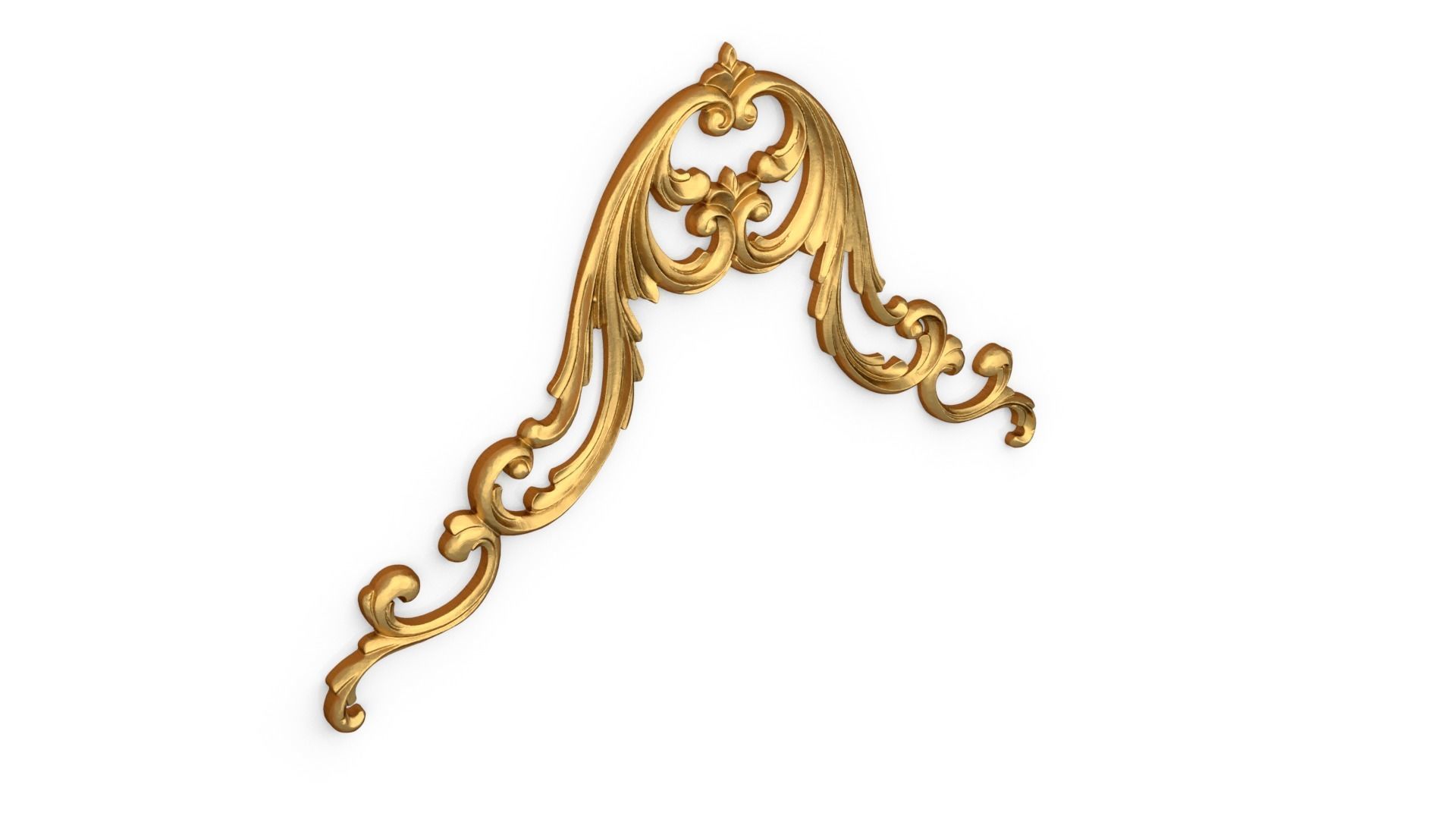 Classic decor ornament 326 3D model_5