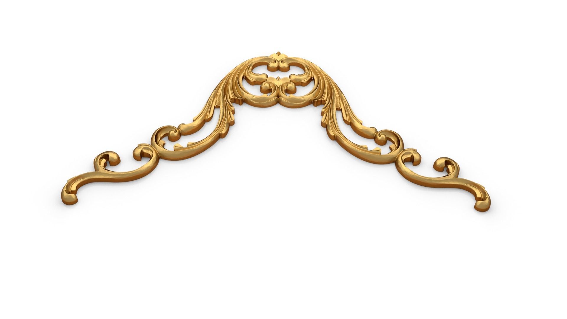 Classic decor ornament 326 3D model_3