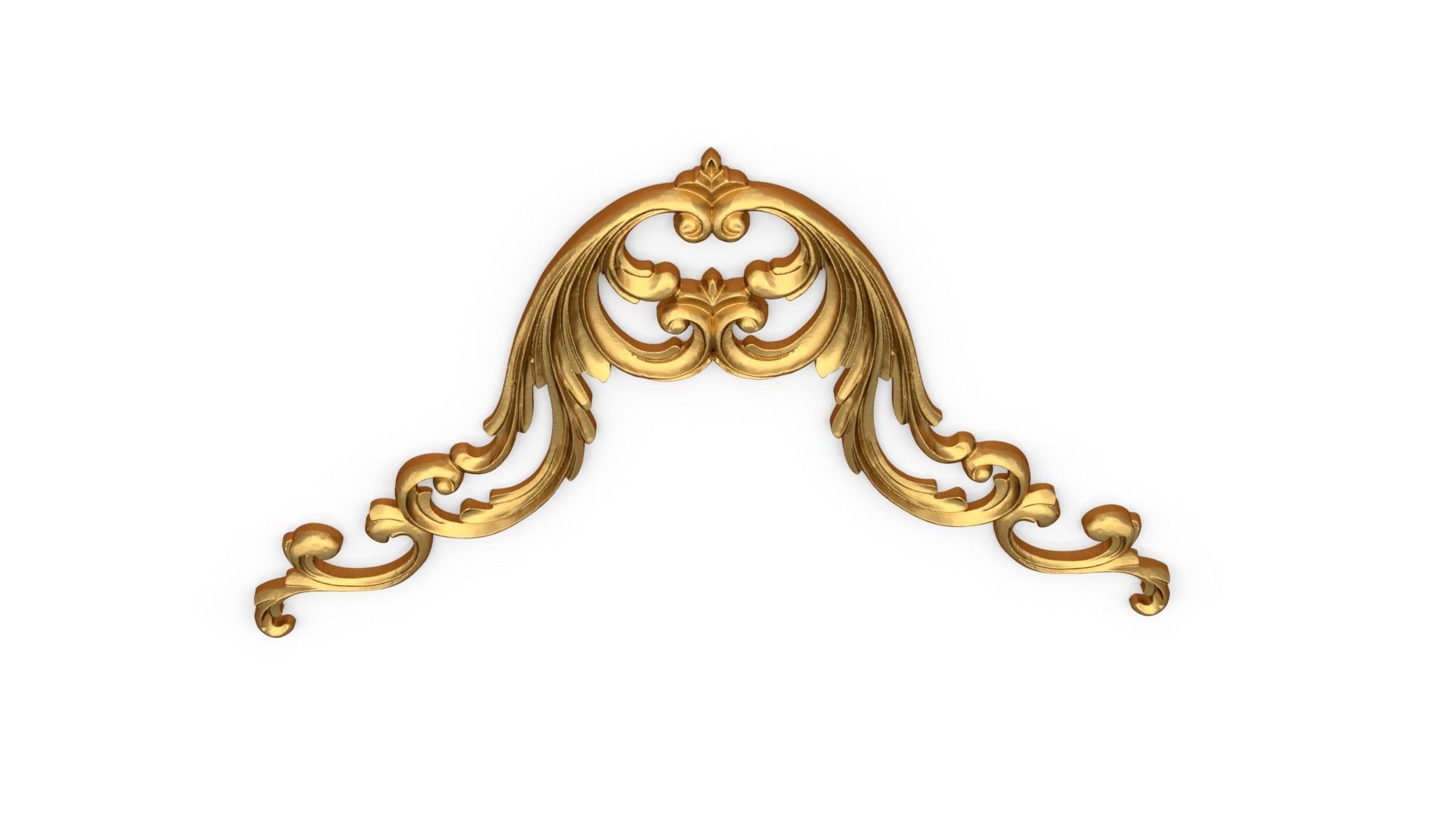 Classic decor ornament 326 3D model_4