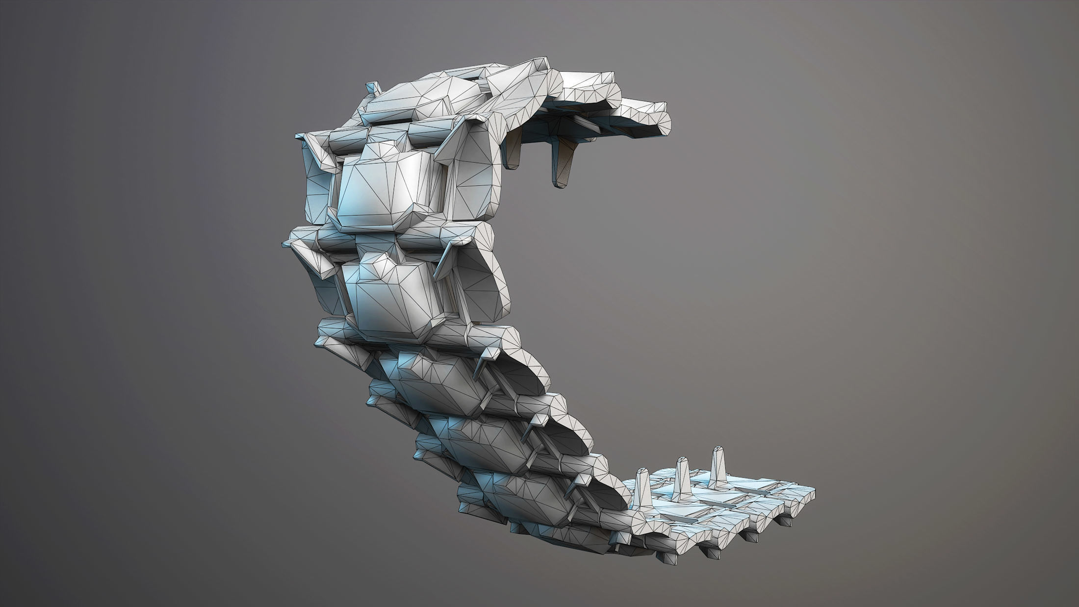 M113 APC Game Ready Low-poly 3D model_25