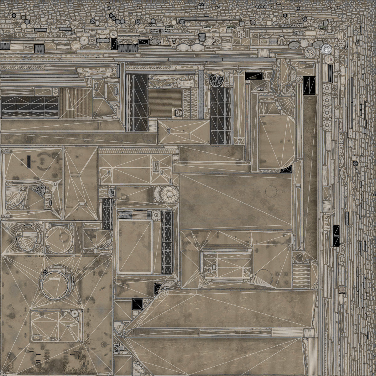 M113 APC Game Ready Low-poly 3D model_20