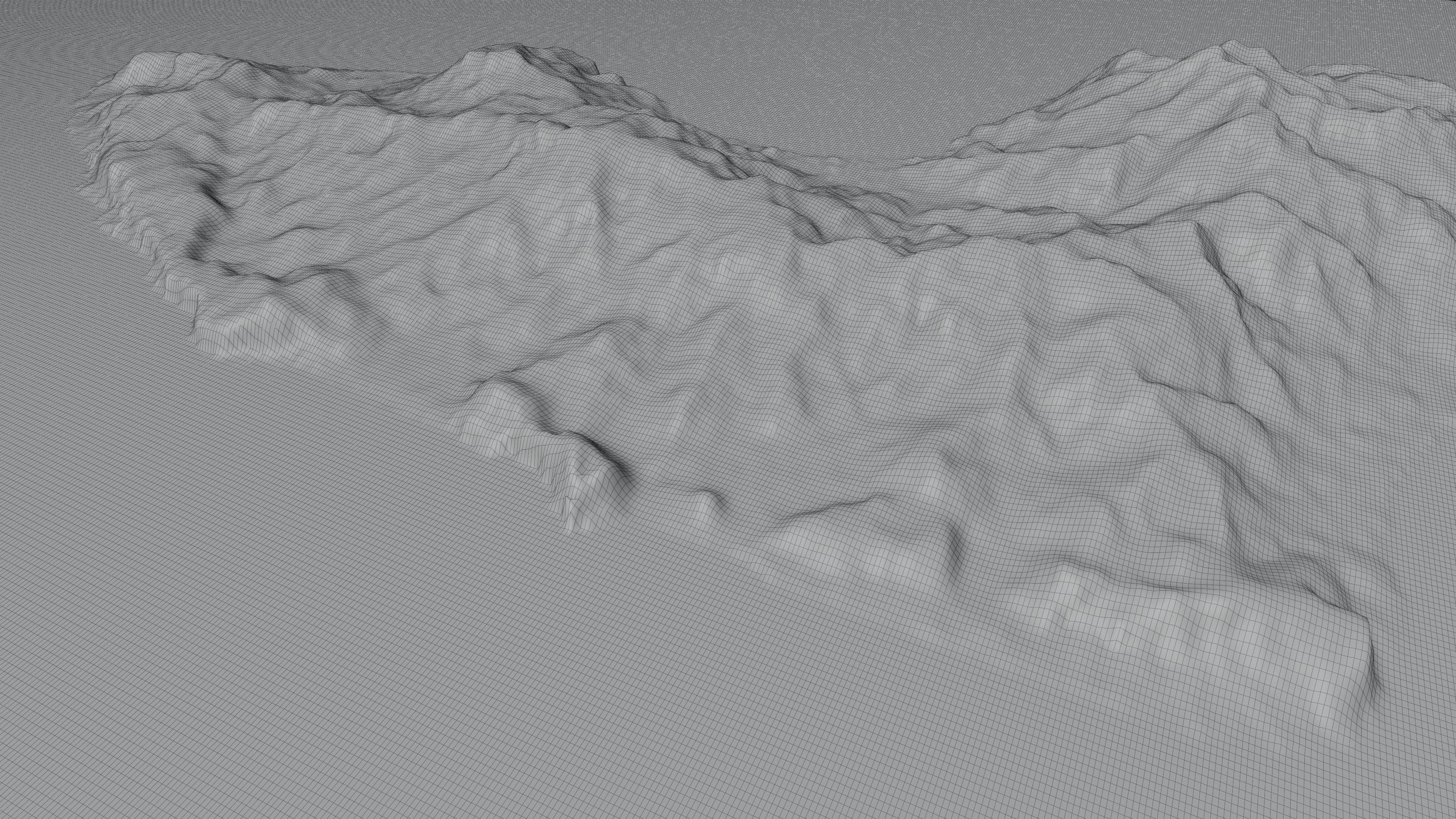 Rurutu French Polynesia island 3d model terrain 3D model_11