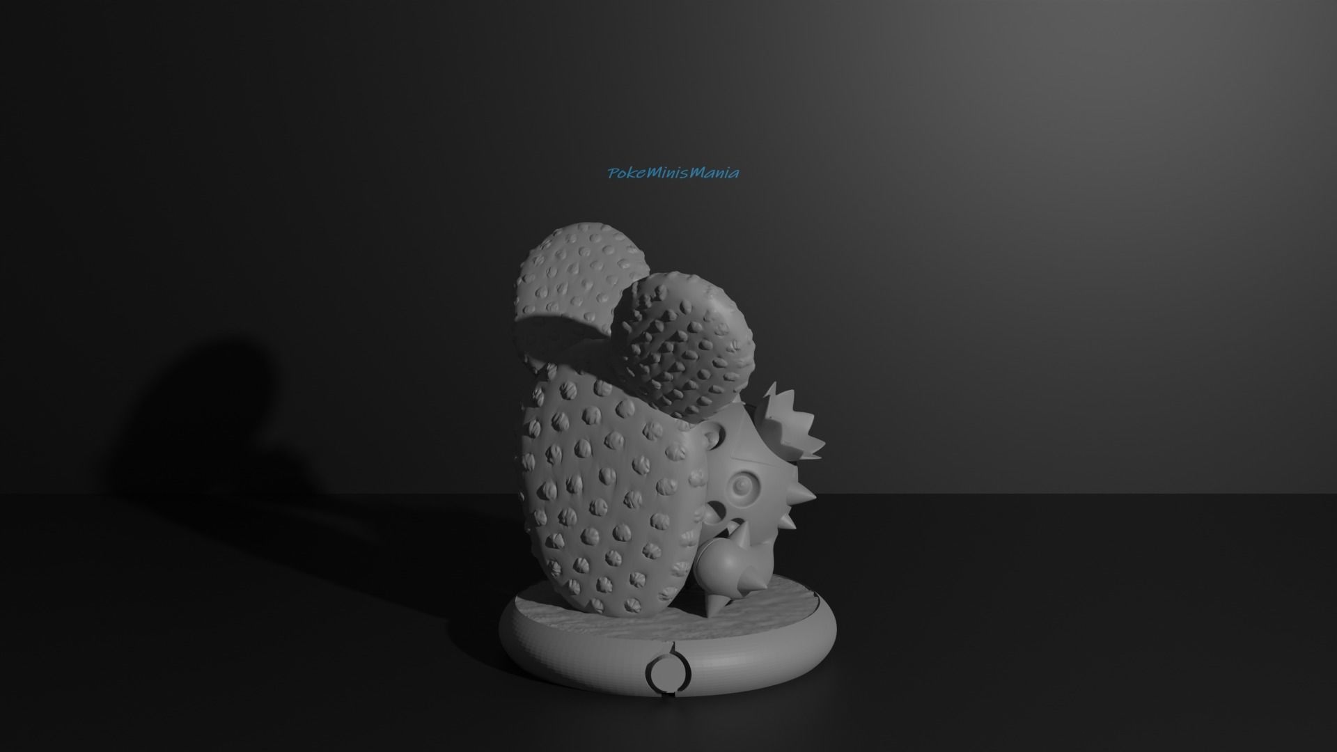 Cacnea and Cacturne pokemon 3D print model 3D print model_5
