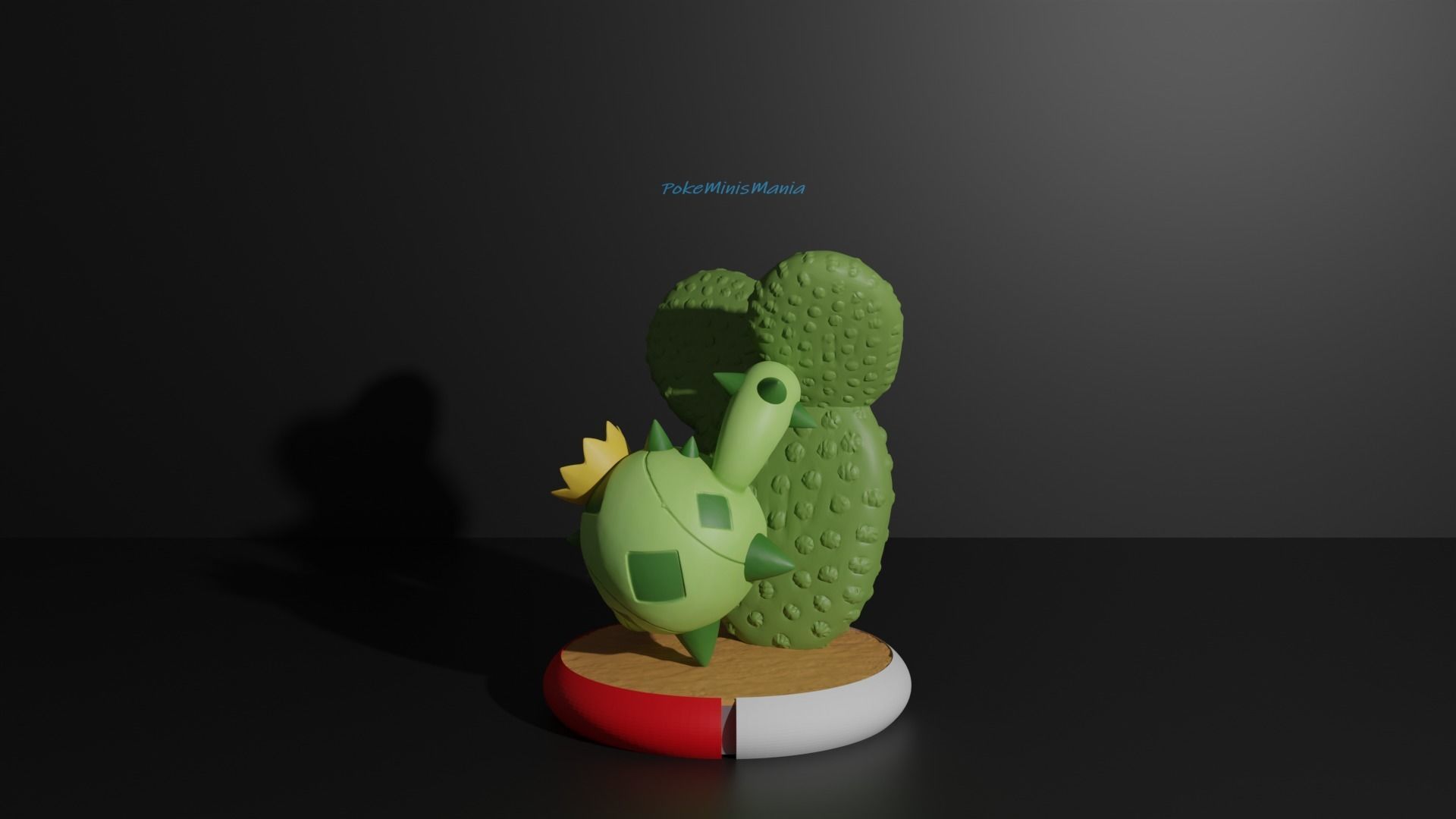 Cacnea and Cacturne pokemon 3D print model 3D print model_4