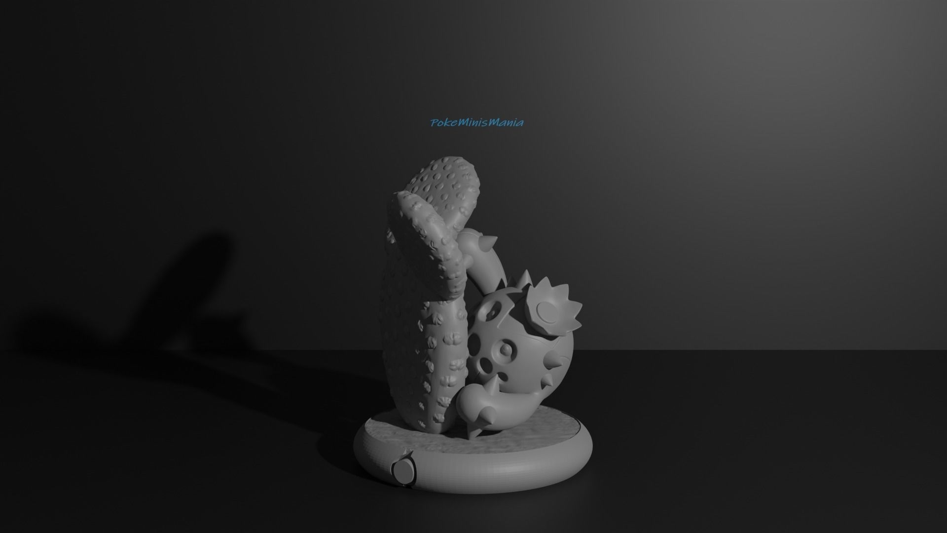 Cacnea and Cacturne pokemon 3D print model 3D print model_6