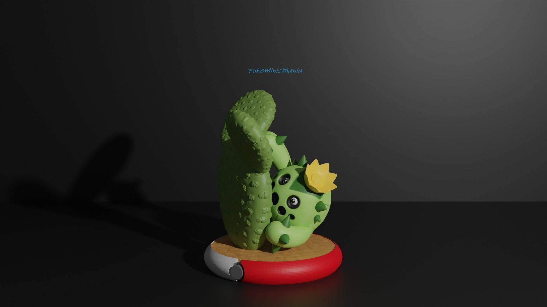 Cacnea and Cacturne pokemon 3D print model 3D print model_2