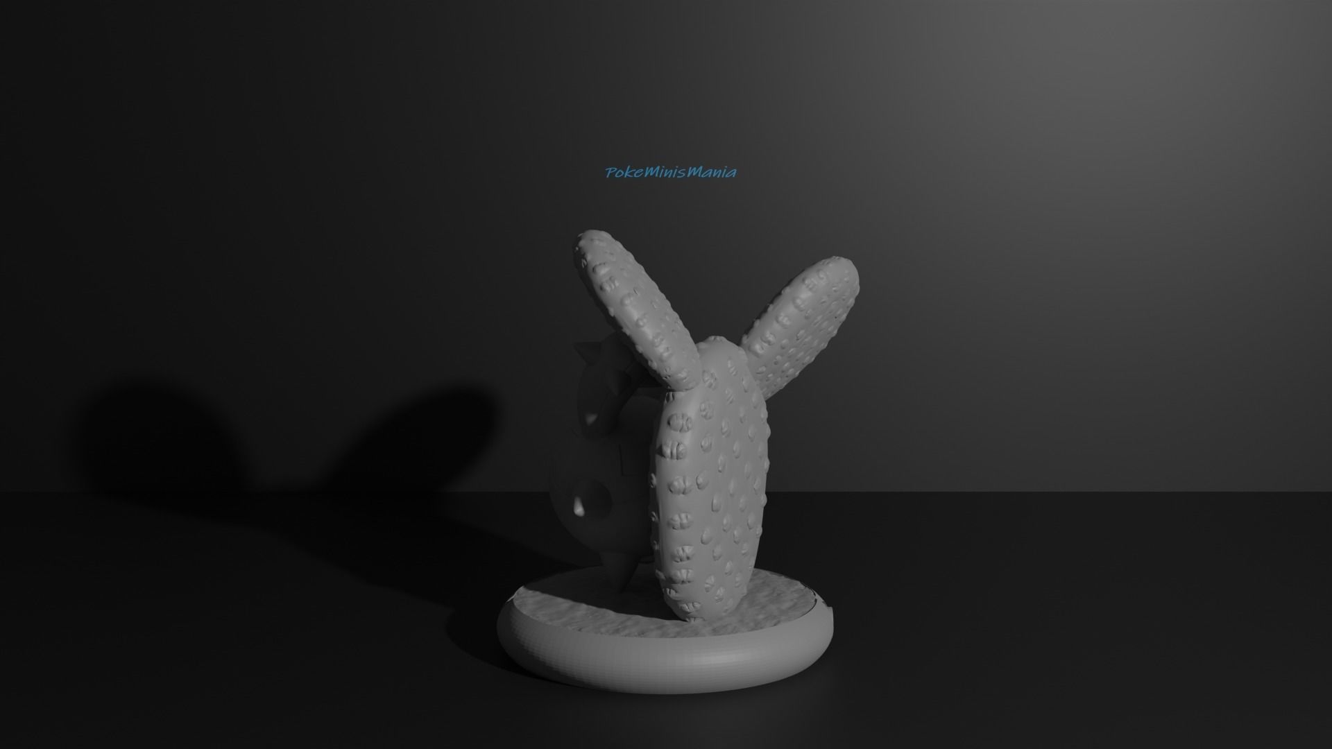 Cacnea and Cacturne pokemon 3D print model 3D print model_7