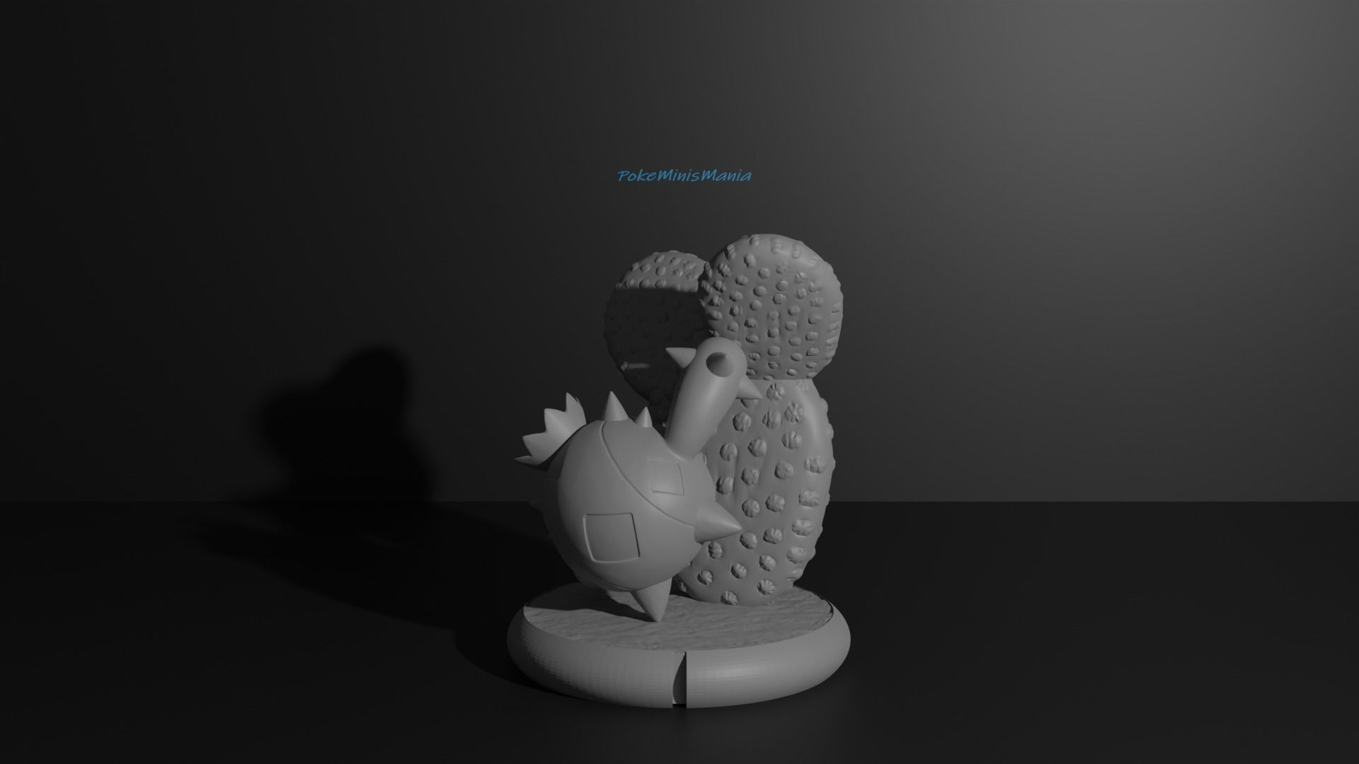 Cacnea and Cacturne pokemon 3D print model 3D print model_8