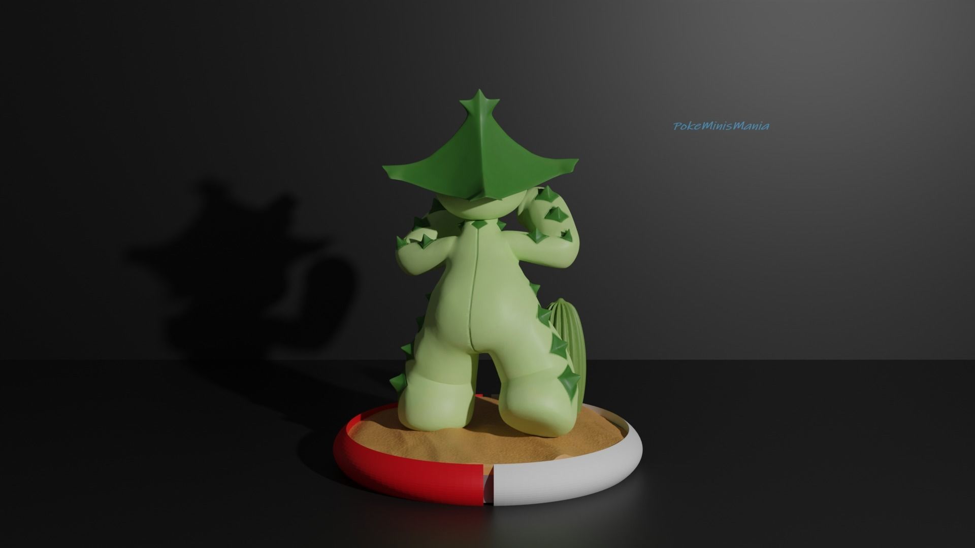 Cacnea and Cacturne pokemon 3D print model 3D print model_12
