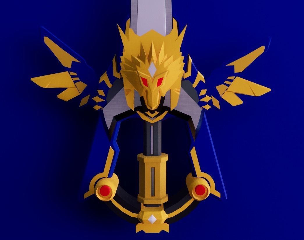KAMEN RIDER RYUKENDO GEKIYUKEN SWORD 3D model_1