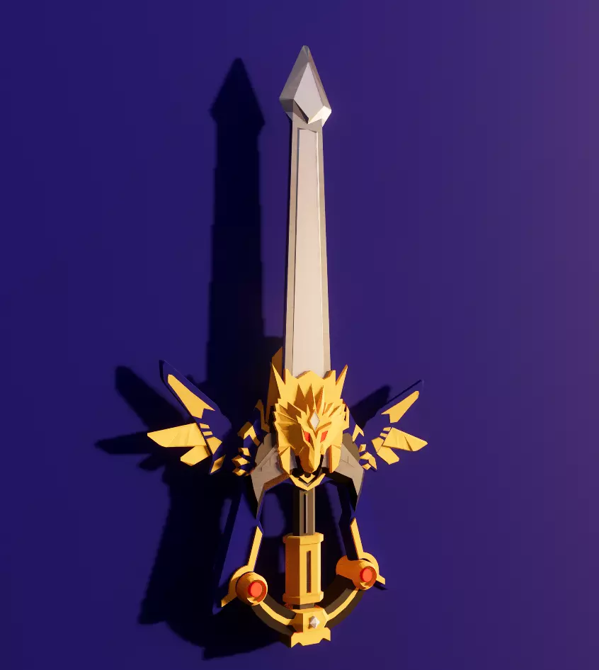 KAMEN RIDER RYUKENDO GEKIYUKEN SWORD 3D model_0
