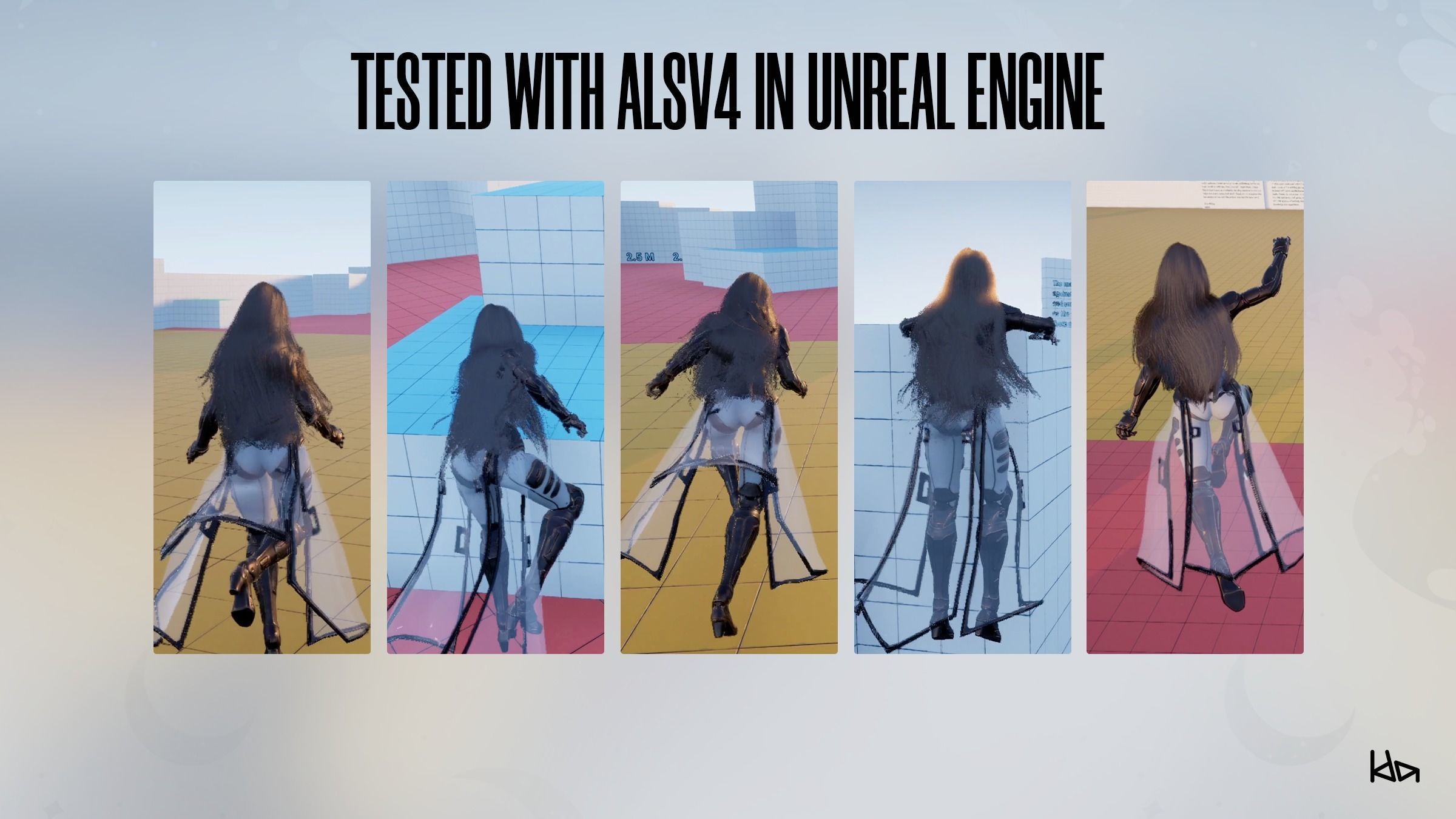 Stellar Girl Celeste - Game Ready Low-poly 3D model_14