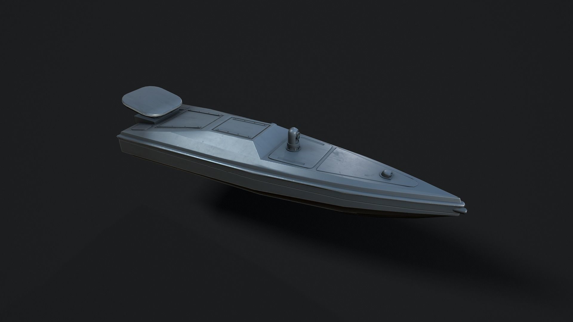 Magura V5 Unmanned surface vessel  Low-poly 3D model_3