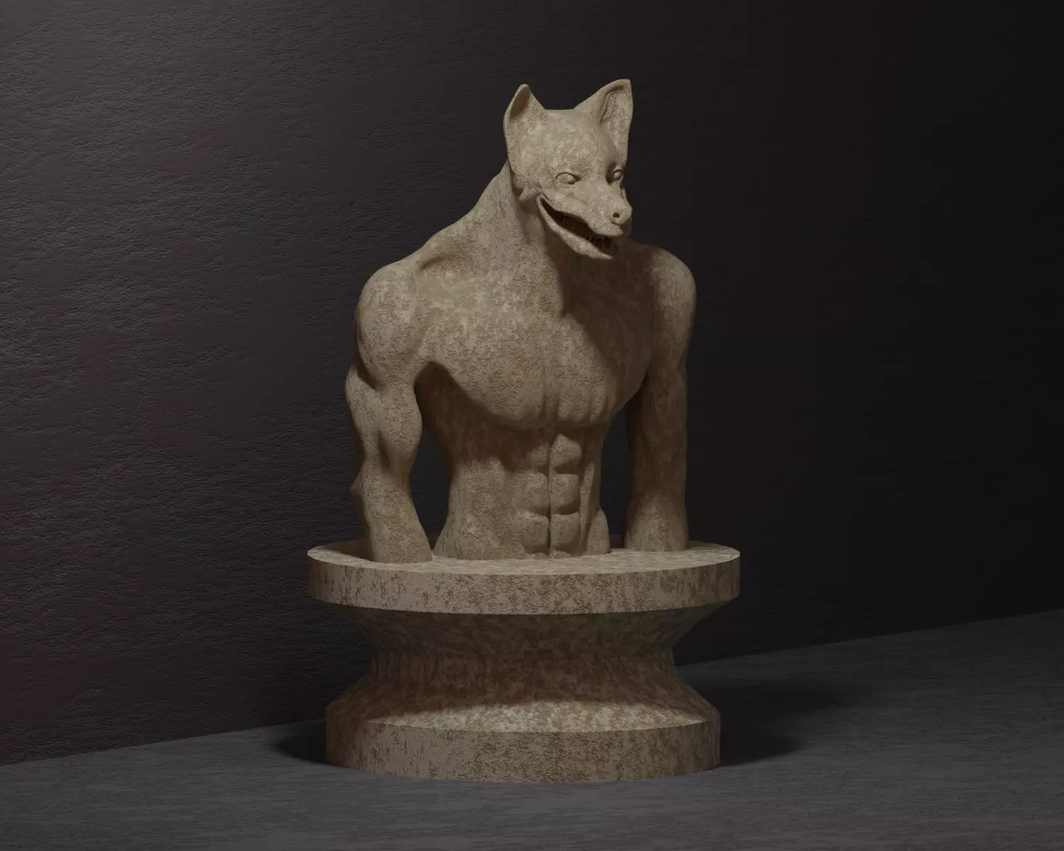 Statuedog Model 3D model