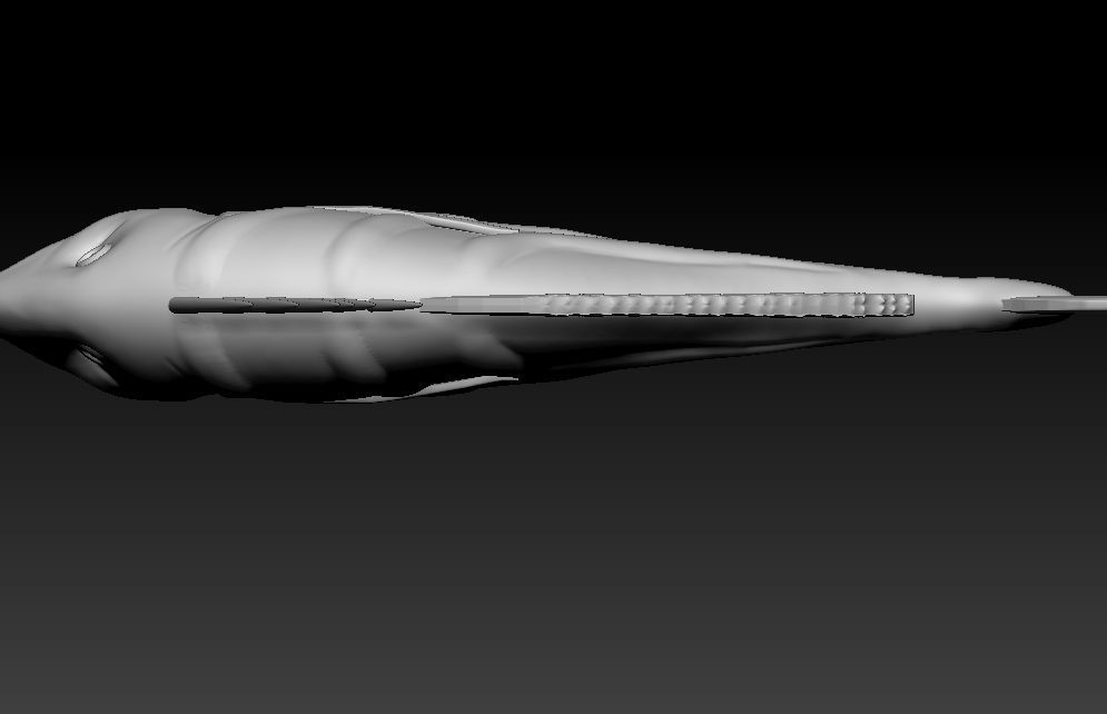 Green Fish  3D print model_2