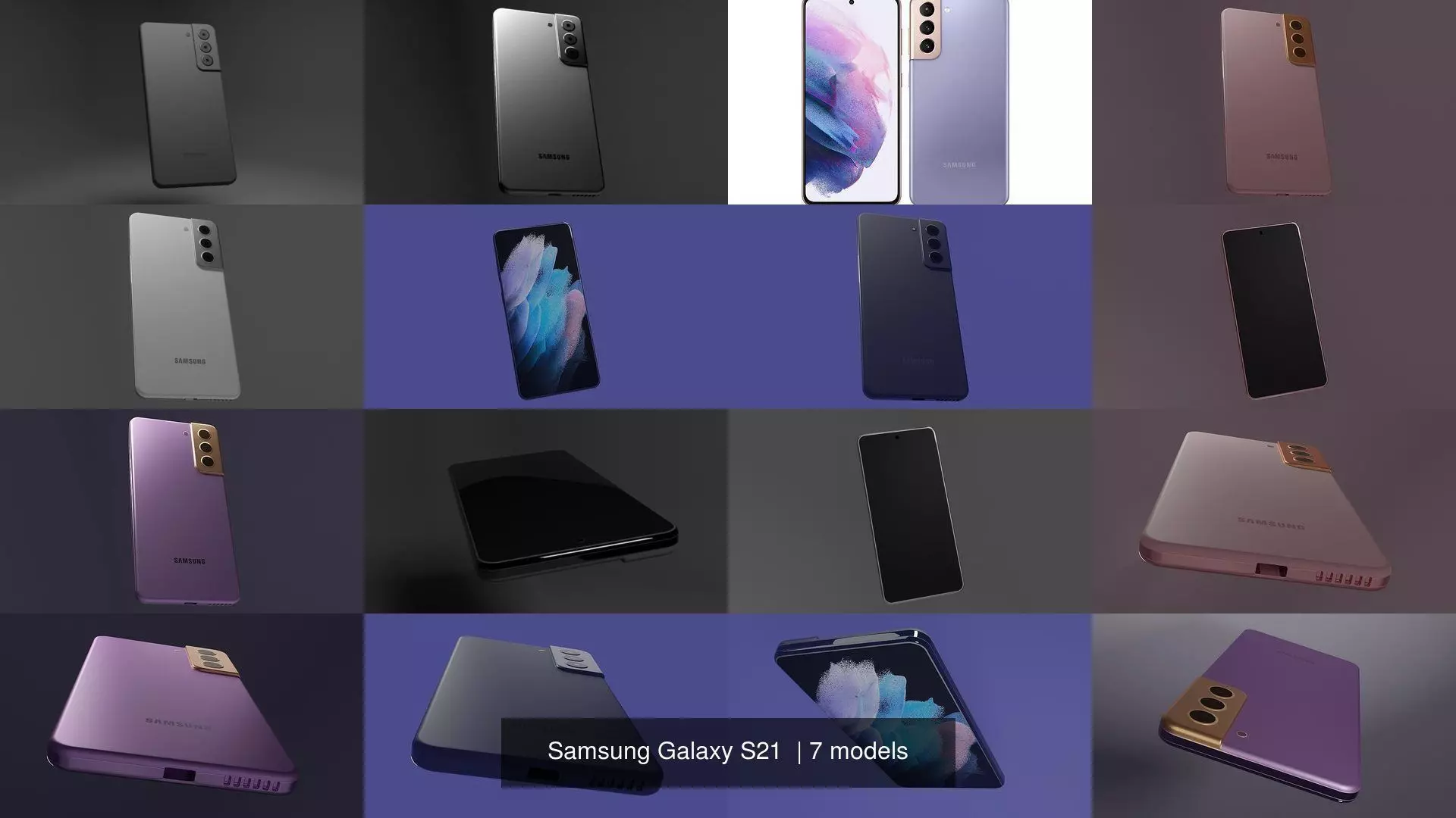 Samsung Galaxy S21 3D Model Collection_1
