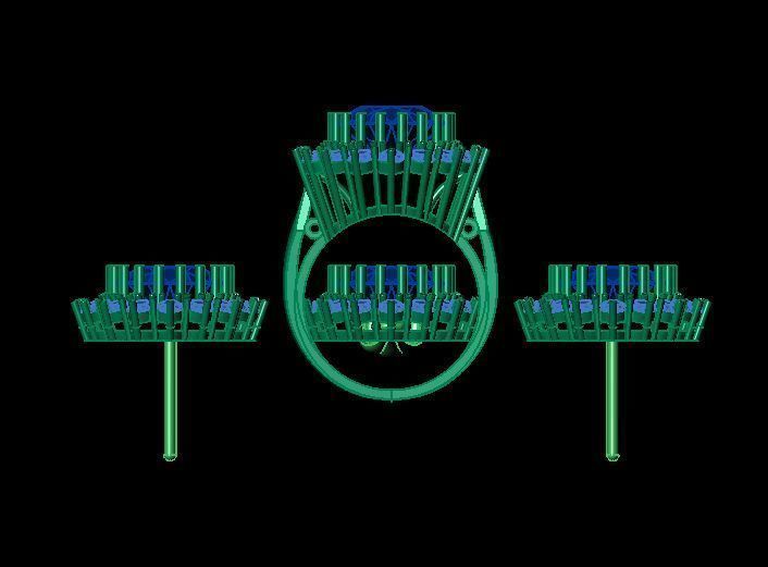 pendant set 3D print model_10