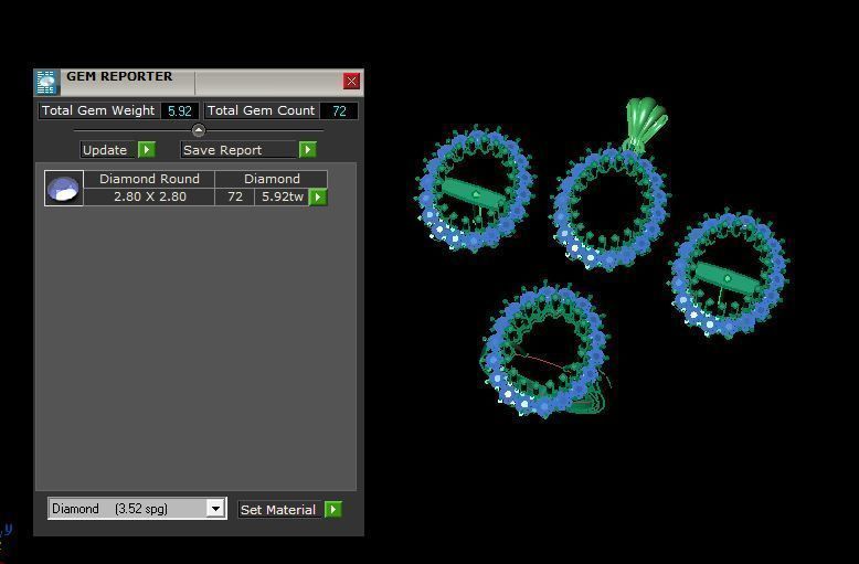 pendant set 3D print model_16