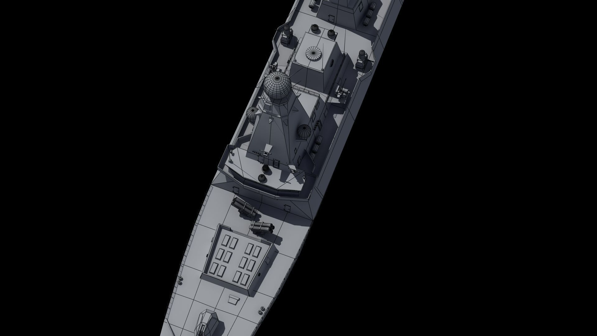 HMS Daring Type 45 Destroyer 3D model_35