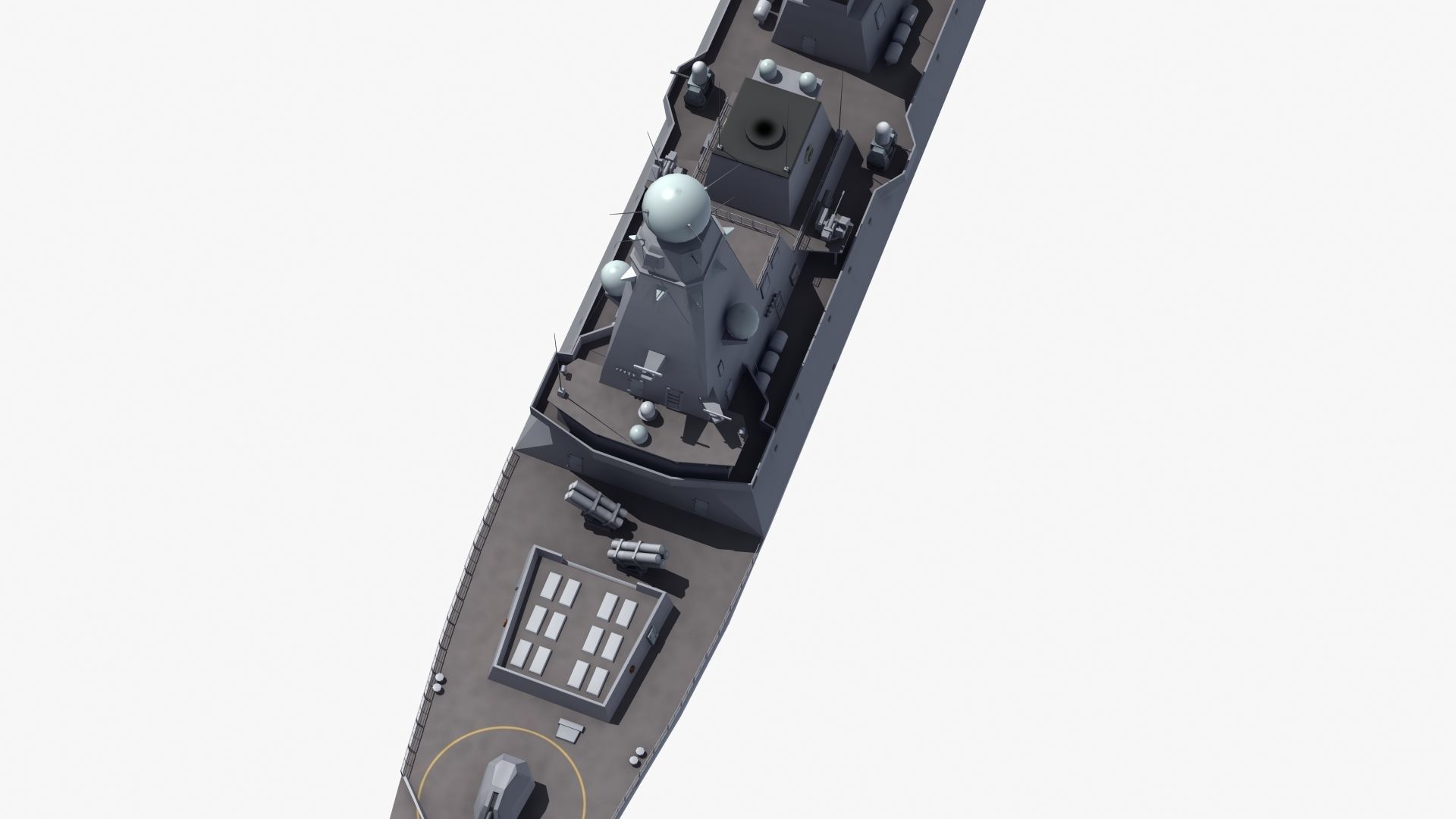 HMS Daring Type 45 Destroyer 3D model_23