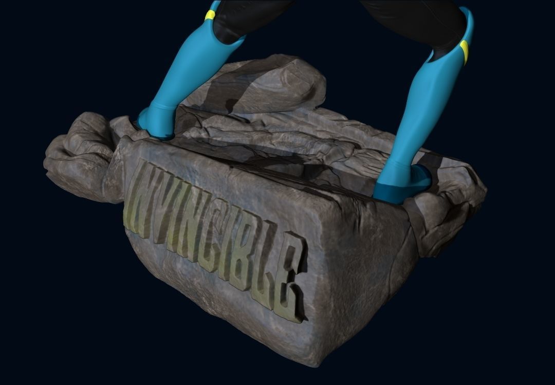 Invincible 3D print model_6