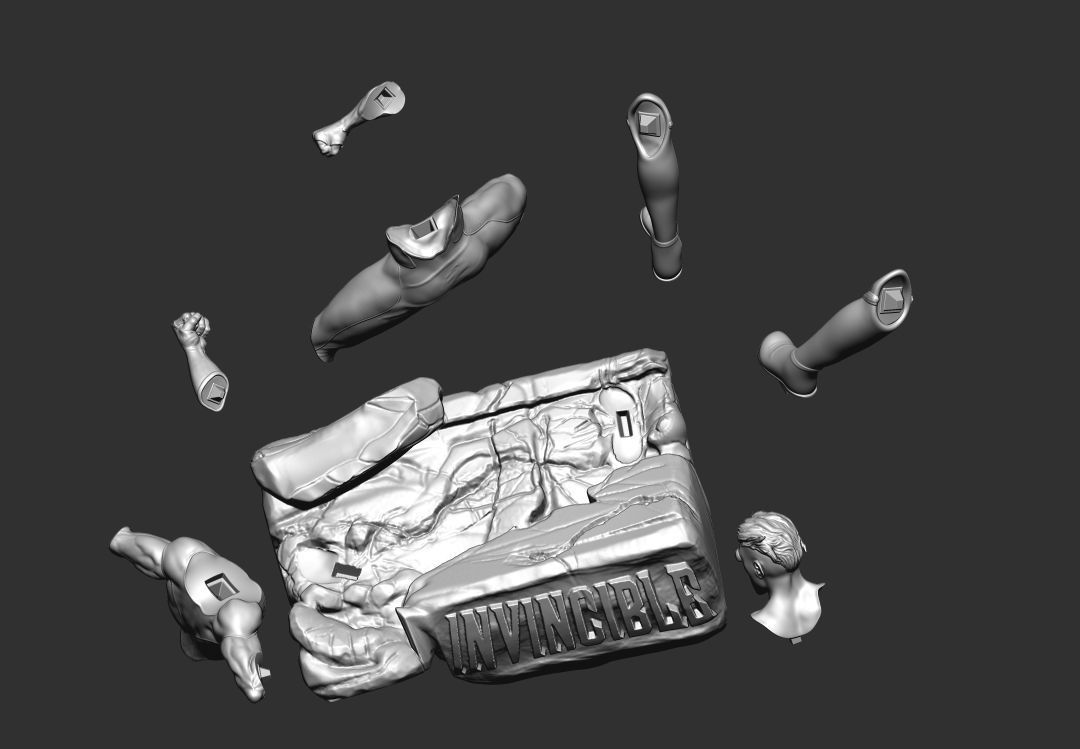 Invincible 3D print model_9