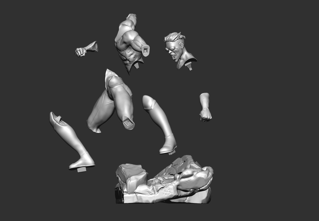 Invincible 3D print model_8