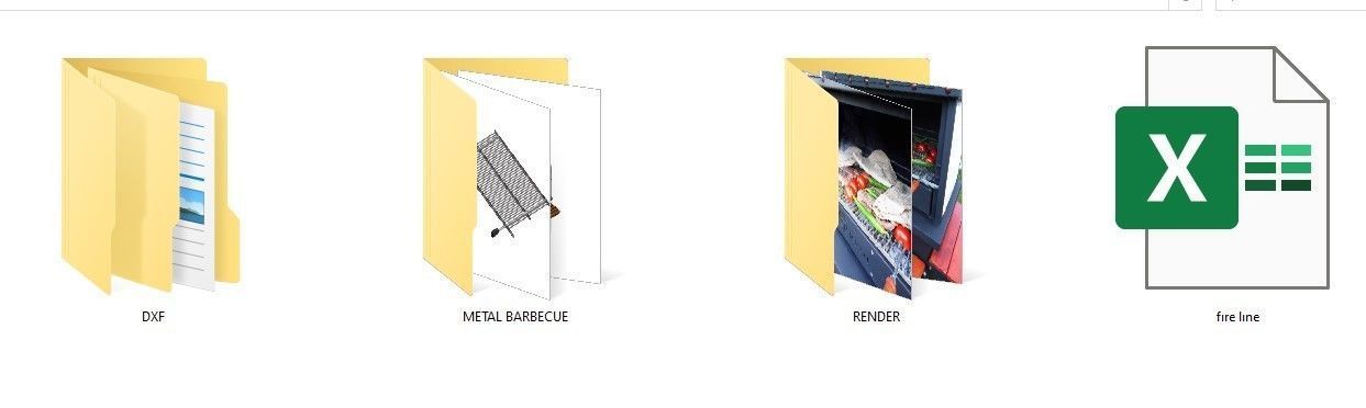 METAL BARBECUE 3D model_21