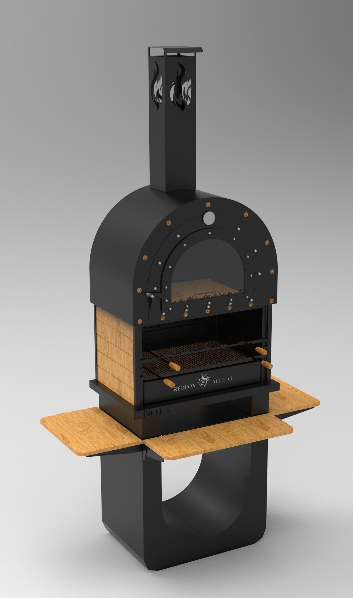 METAL BARBECUE 3D model_18