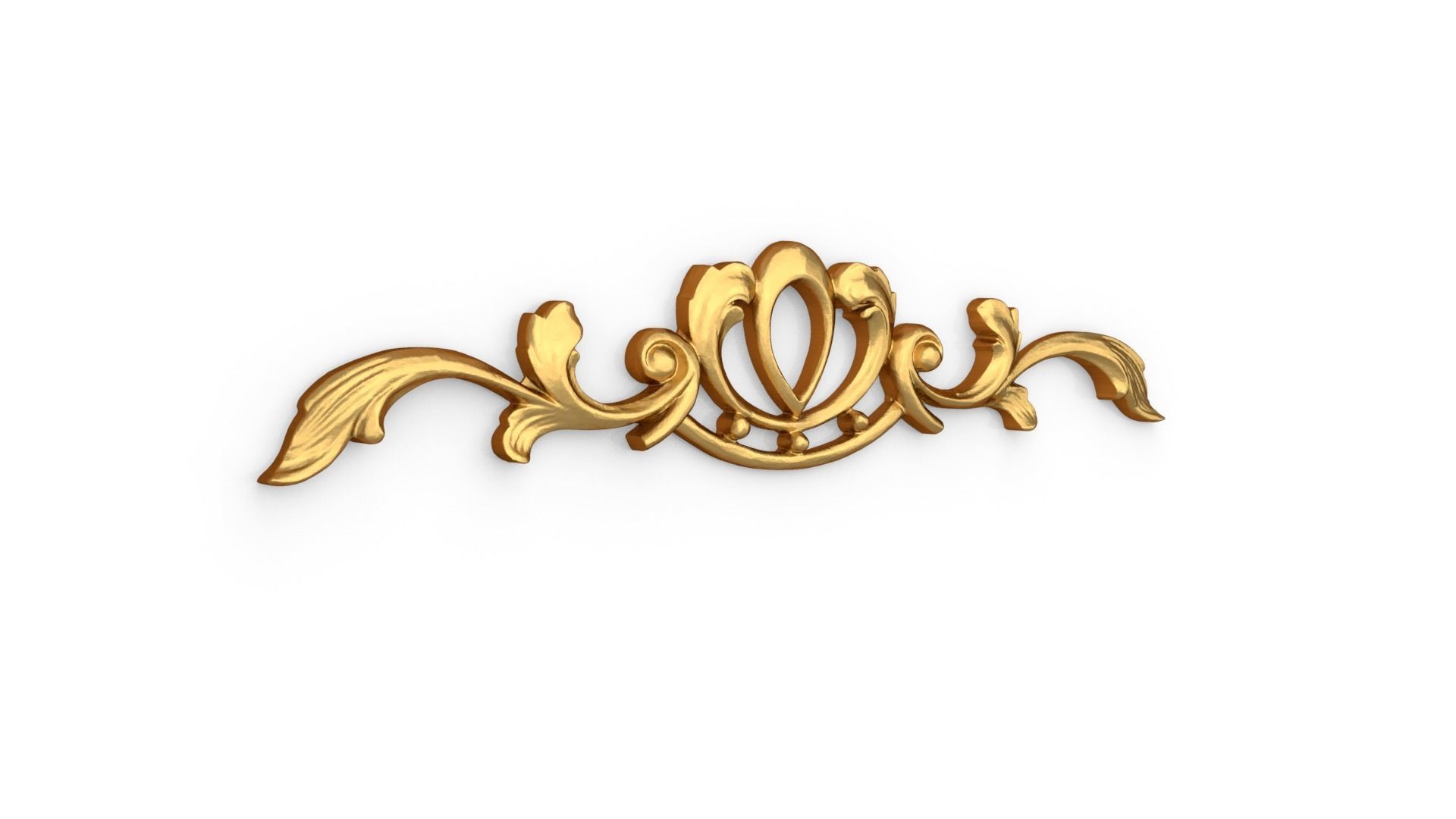 Classic decor ornament 327 3D model_1