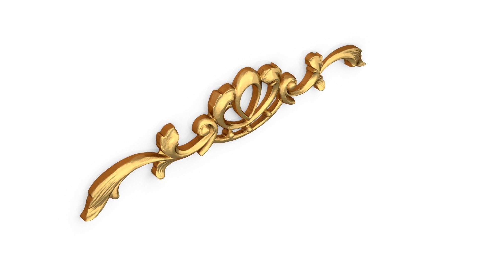 Classic decor ornament 327 3D model_5